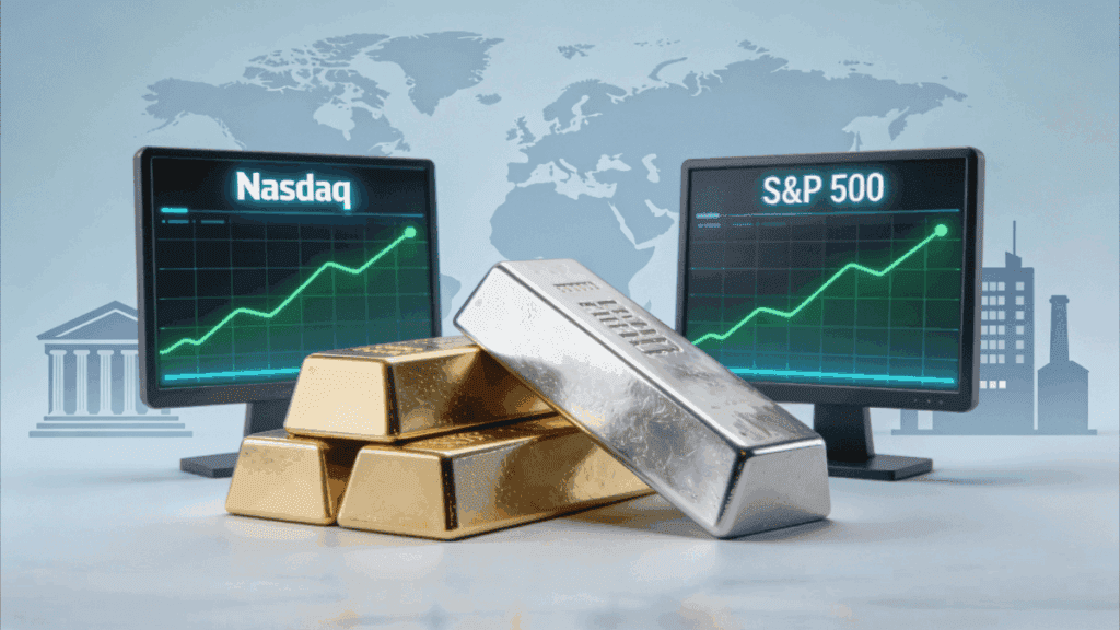 23 January 2026 — Today's Market News — Silver Soars ~4%, Gold Nears $5,000/oz & STOXX 50 Climbs 1.3%