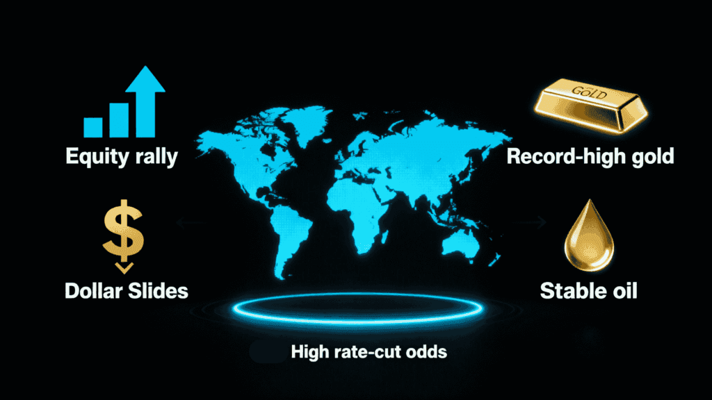 Global Market Outlook: Month-End Rally, Softer Dollar & High Fed-Cut Odds