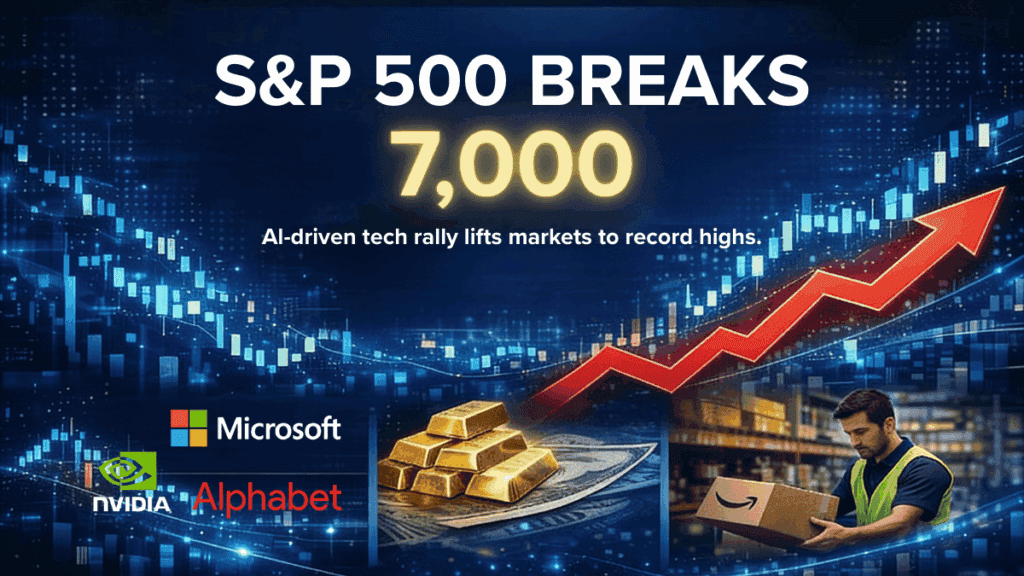 Historic Market High: S&P 500 Surpasses 7,000 Amid AI Optimism & Tech Strength