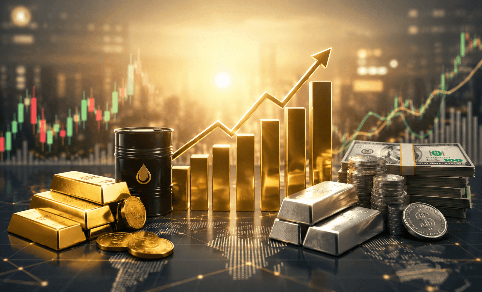 July 06, 2026 - Today’s Market News - Nasdaq Falls 0.80% to 25,832.67, Gold Drops 0.62% to $4,149.99, While Brent Crude Rises 0.28% to $71.38
