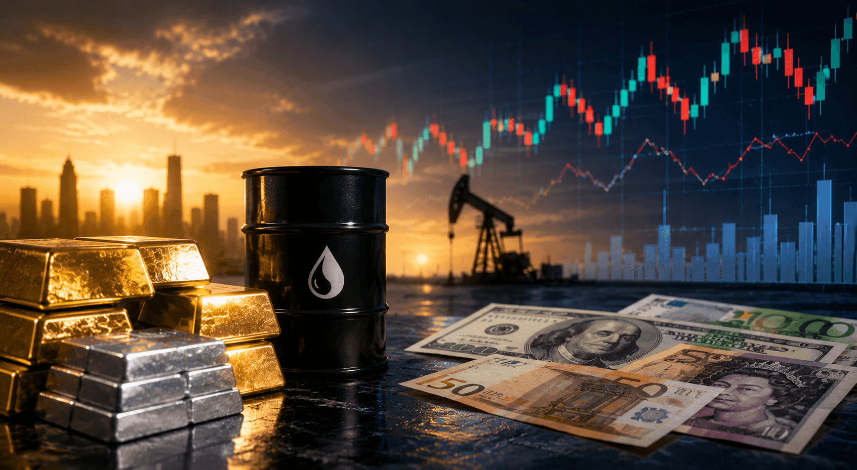 July 15, 2026 - Today’s Market News - Nasdaq Rises 0.90% to 26,107.01, Gold Falls 0.60% to $4,028.13, While Brent Crude Gains 1.20% to $85.72