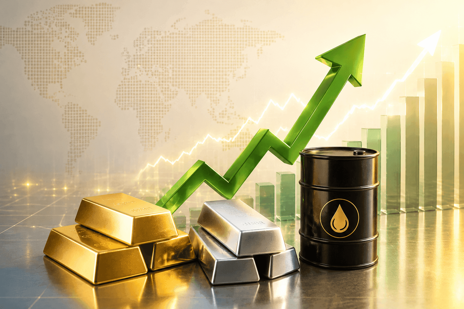 August 10, 2026 - Dow Rises 0.28% to 54,036.93, Gold Gains 0.05% to $4,343.71 and Brent Climbs 0.21% to $80.16
